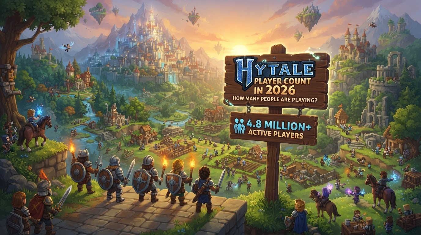 Hytale Player Count in 2026: How Many People Are Playing?