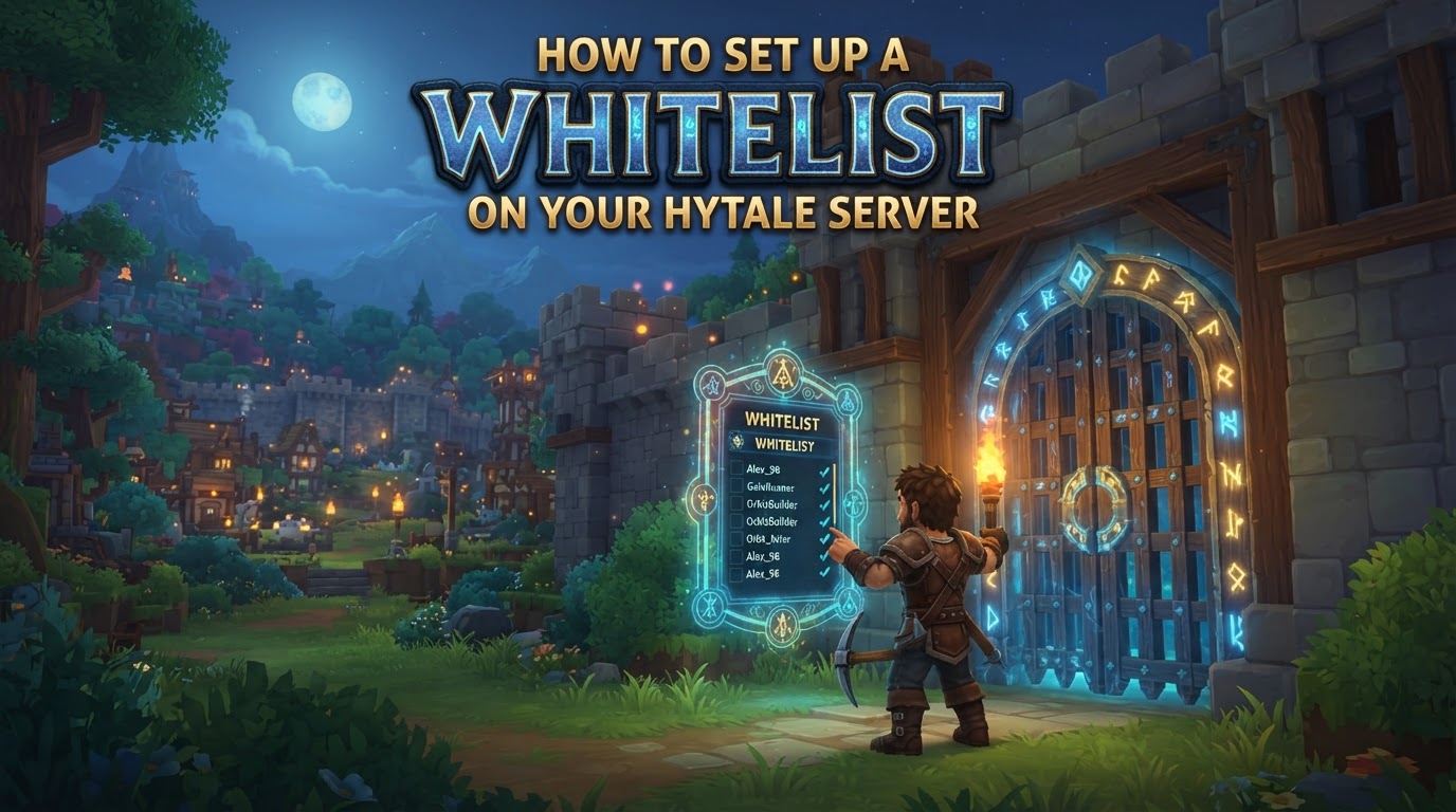 How to Set Up a Whitelist on Your Hytale Server