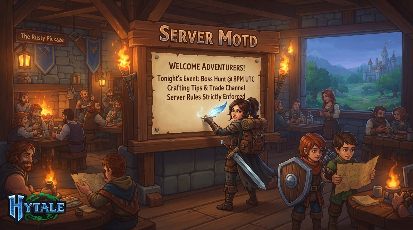 How to Set Server MOTD in Hytale