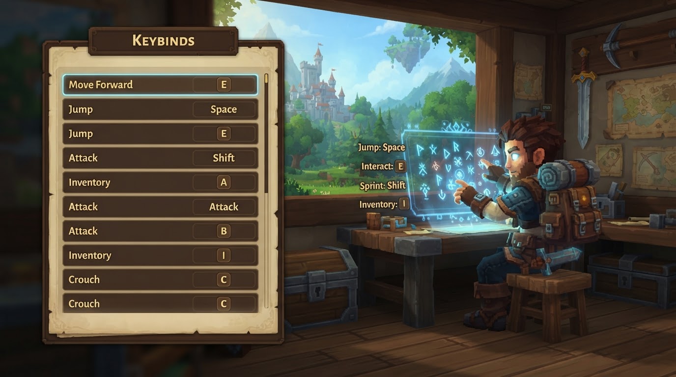 How to Set Custom Keybinds in Hytale