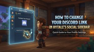 How to Change Your Discord Link in Hytale's Social Sidebar