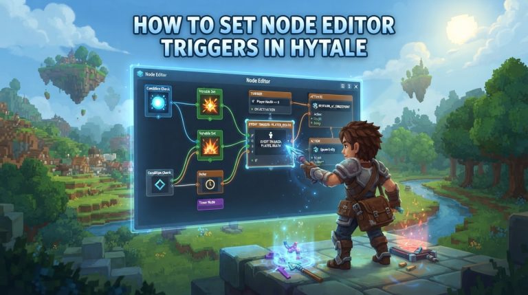 How to Set Node Editor Triggers in Hytale