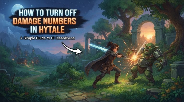 How to Turn Off Damage Numbers in Hytale