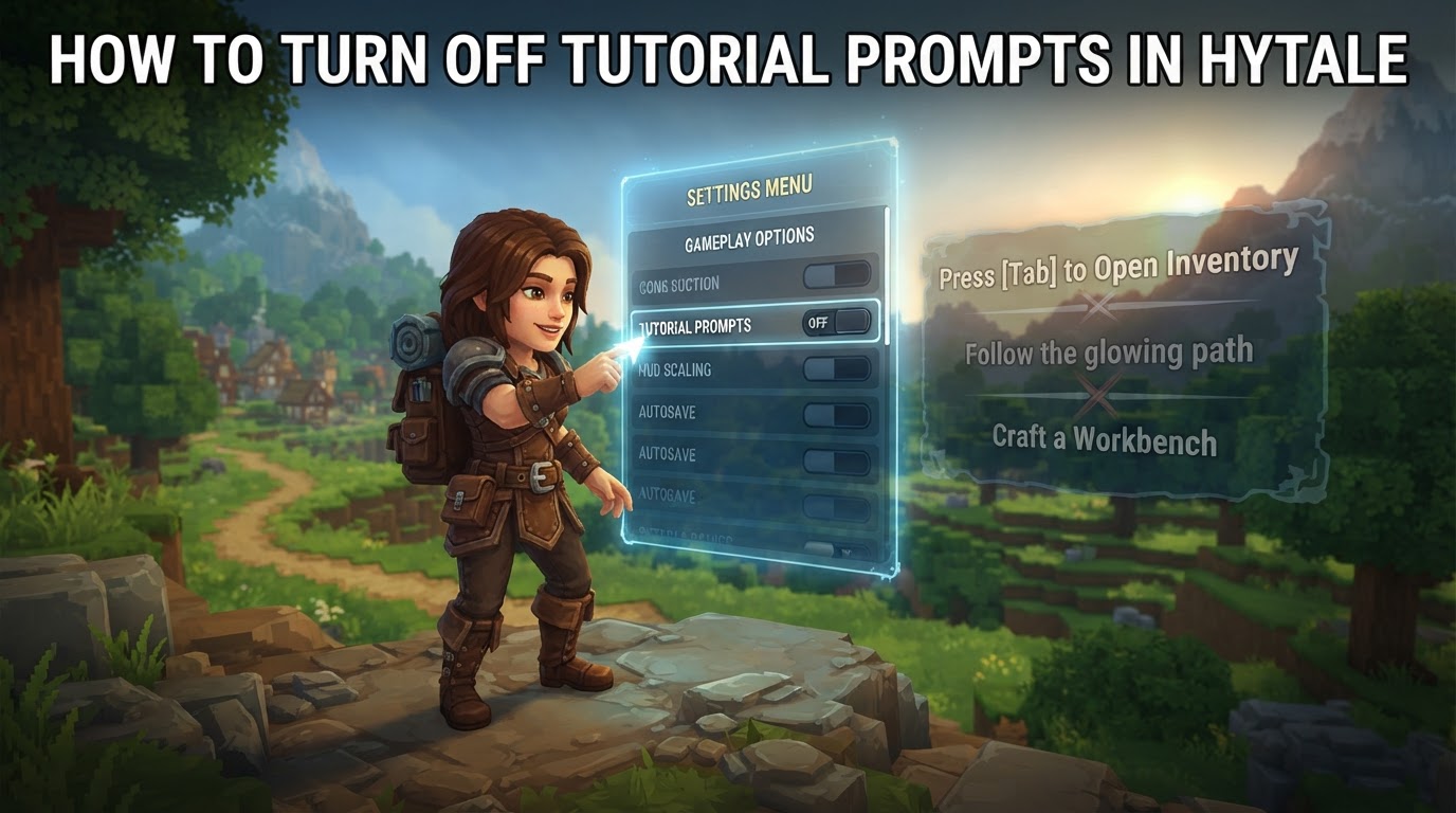How to Turn Off Tutorial Prompts in Hytale