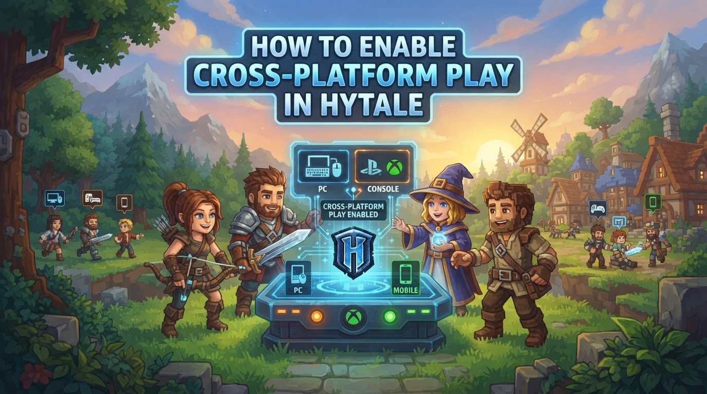 How to Enable Cross-Platform Play in Hytale