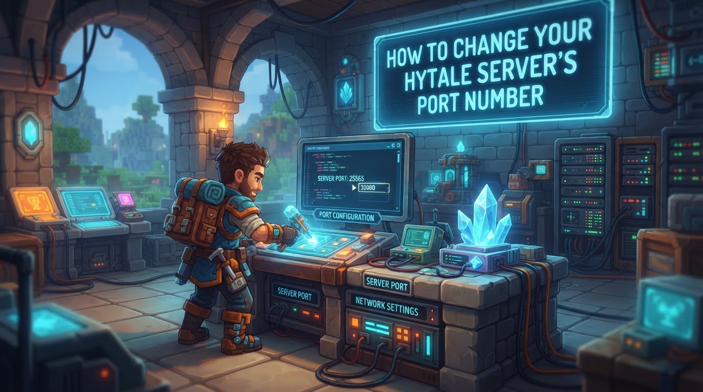 How to Change Your Hytale Server's Port Number
