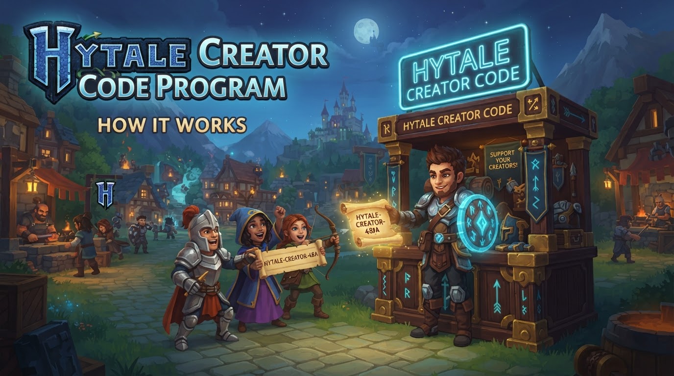 Hytale Creator Code Program: How It Works