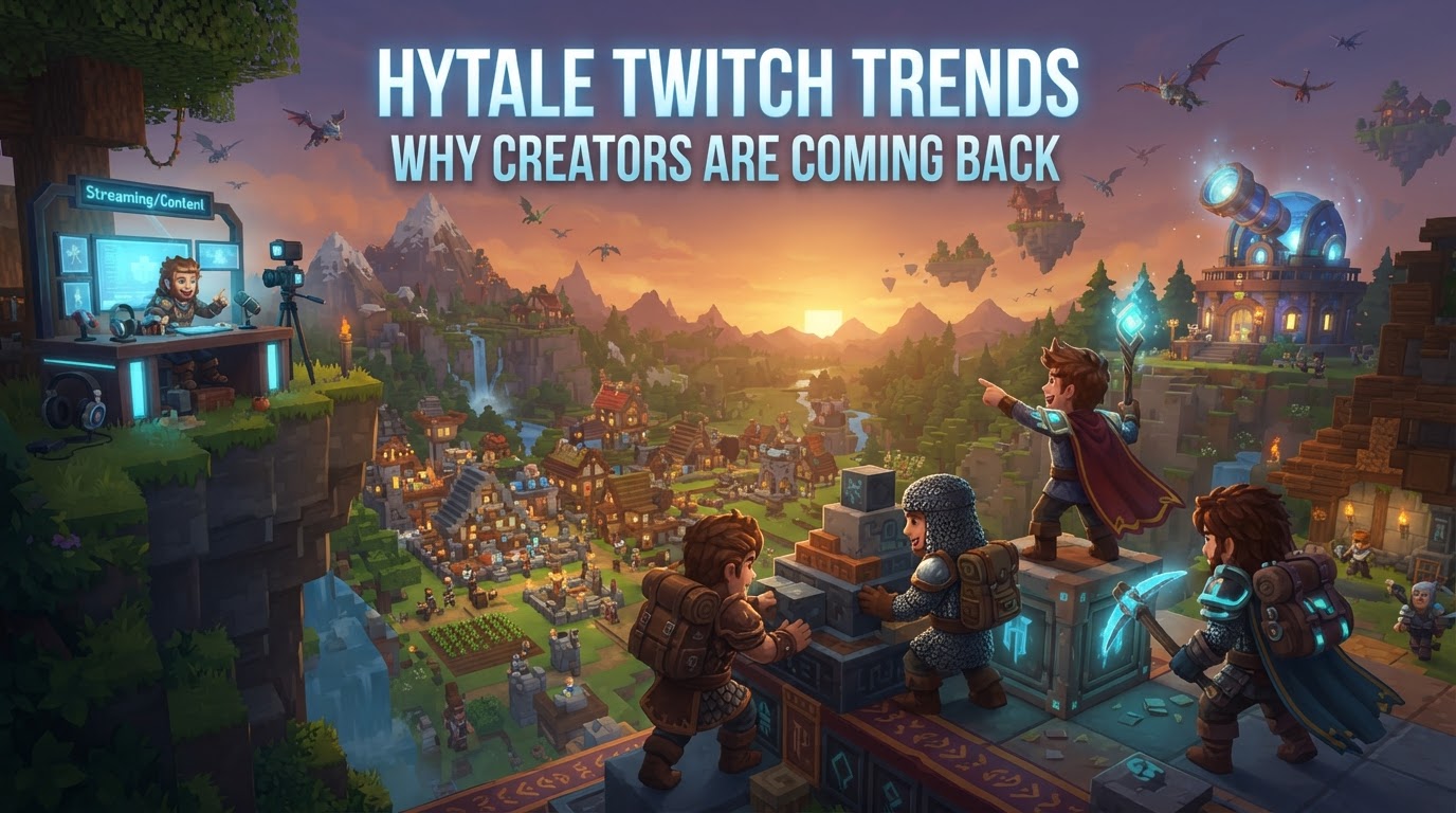 Hytale Twitch Trends: Why Creators Are Coming Back