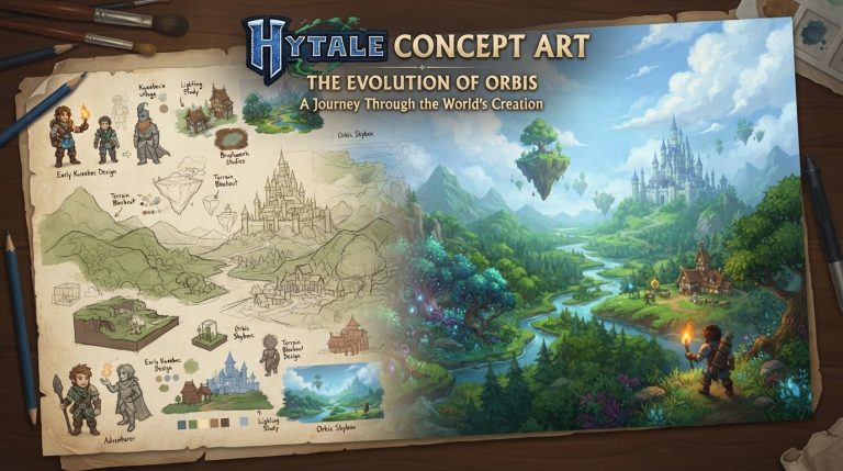 Hytale Concept Art: The Evolution of Orbis