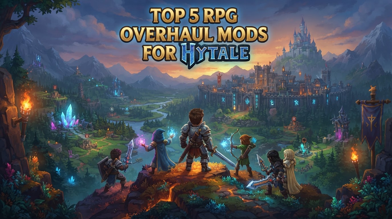 Top 5 RPG Overhaul Mods for Hytale