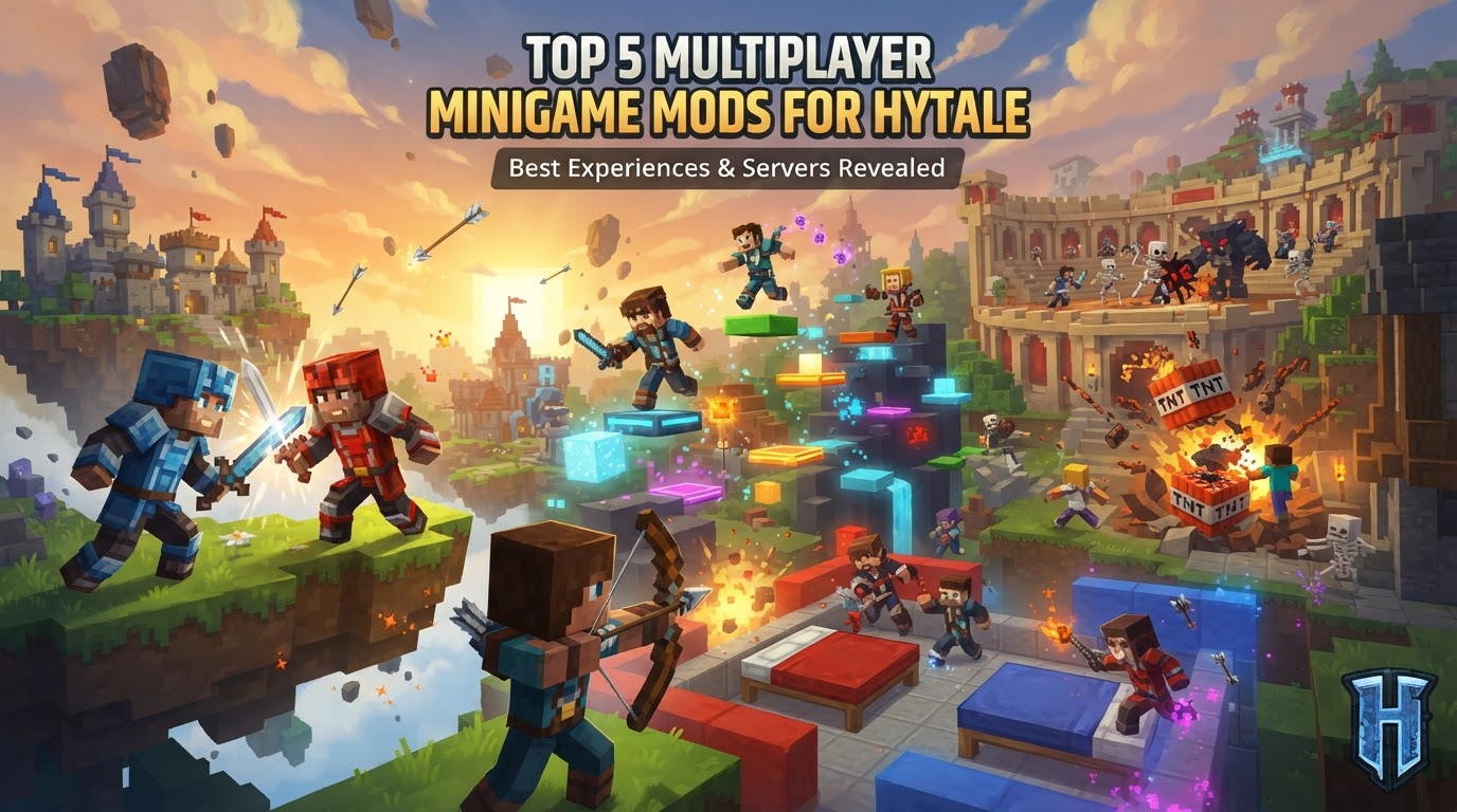 Top 5 Multiplayer Minigame Mods for Hytale
