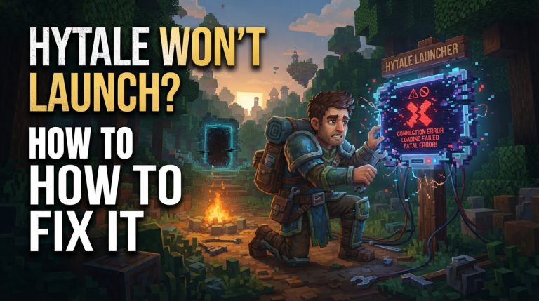 Hytale Won't Launch: How to Fix It