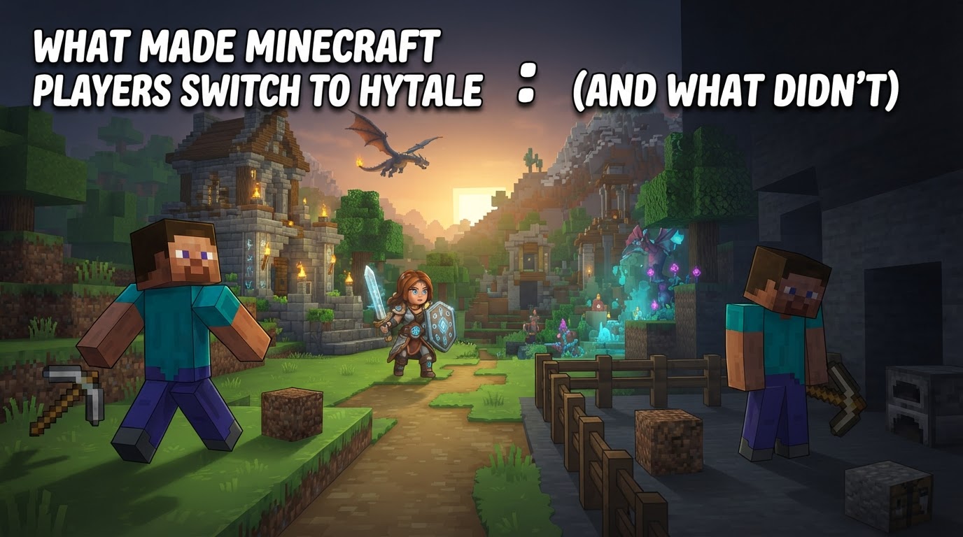 What Made Minecraft Players Switch to Hytale (and What Didn't)