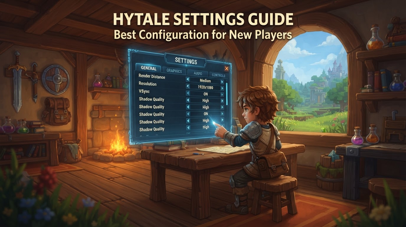 Hytale Settings Guide: Best Configuration for New Players