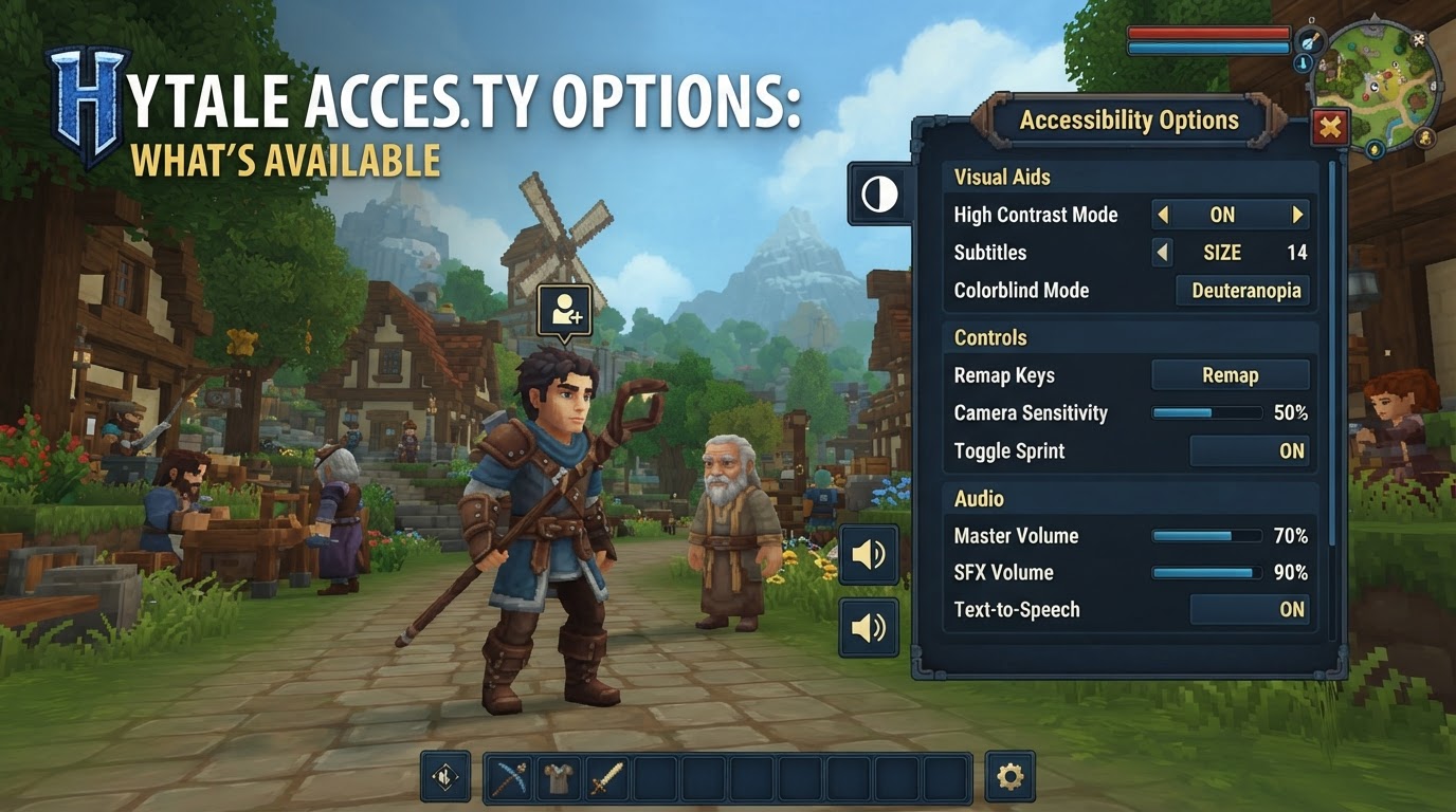 Hytale Accessibility Options: What's Available