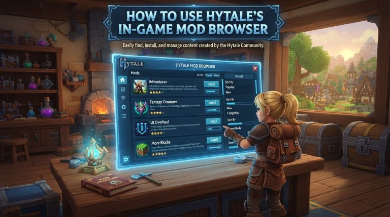How to Use Hytale's In-Game Mod Browser
