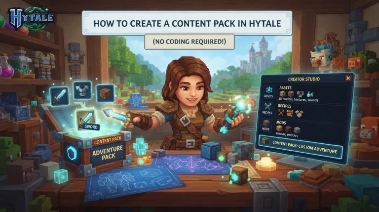 How to Create a Content Pack in Hytale (No Coding Required)