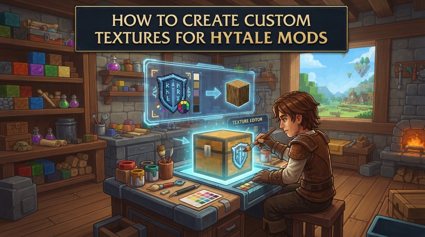 How to Create Custom Textures for Hytale Mods