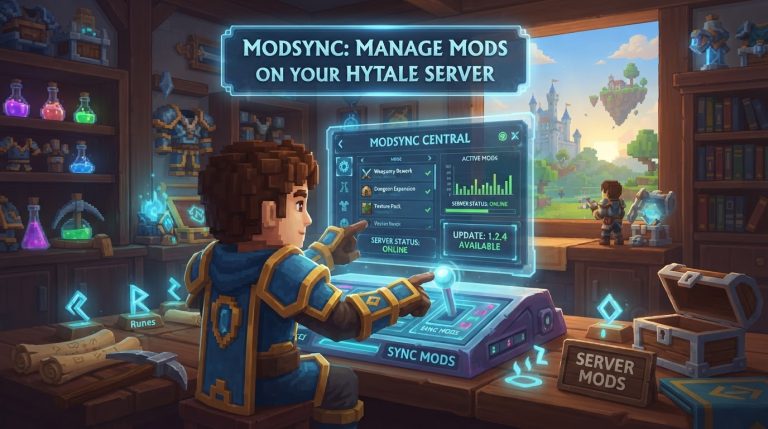 How to Use ModSync to Manage Mods on a Hytale Server