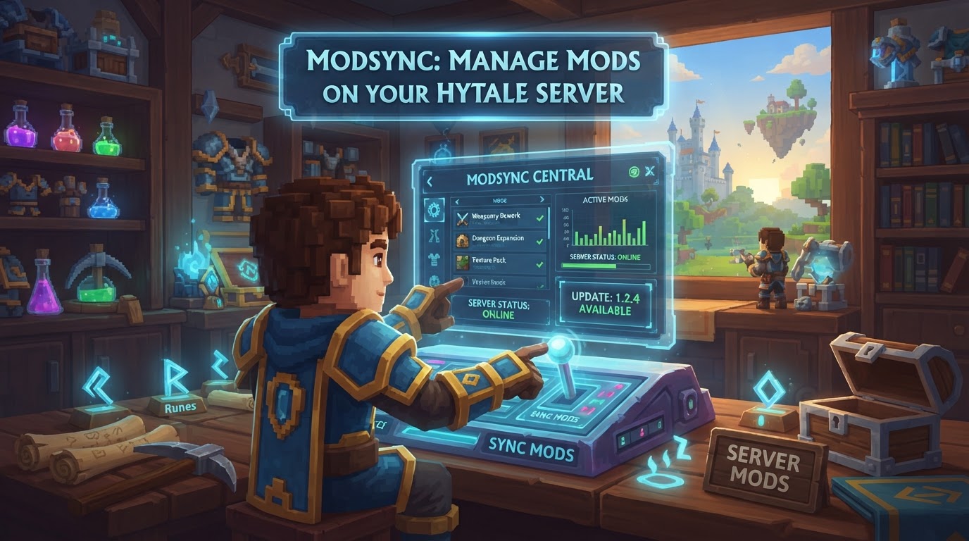 How to Use ModSync to Manage Mods on a Hytale Server