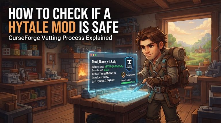 How to Check If a Hytale Mod Is Safe (CurseForge Vetting Process)