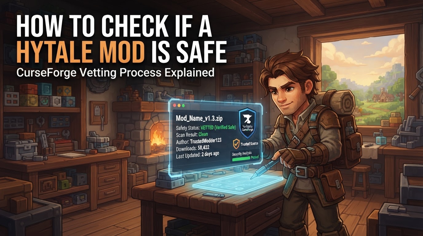 How to Check If a Hytale Mod Is Safe (CurseForge Vetting Process)