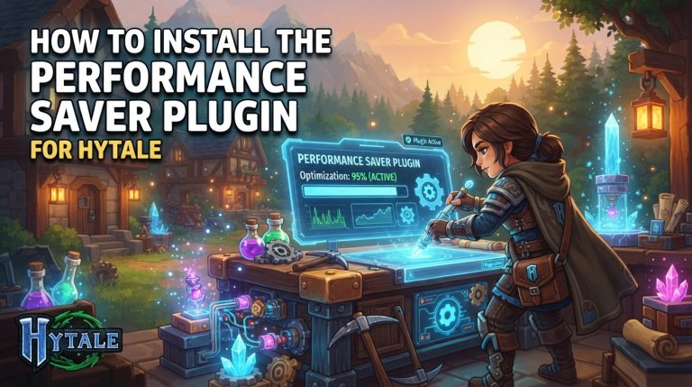 How to Install the Performance Saver Plugin for Hytale
