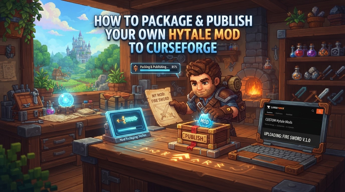 How to Package and Publish Your Own Hytale Mod to CurseForge