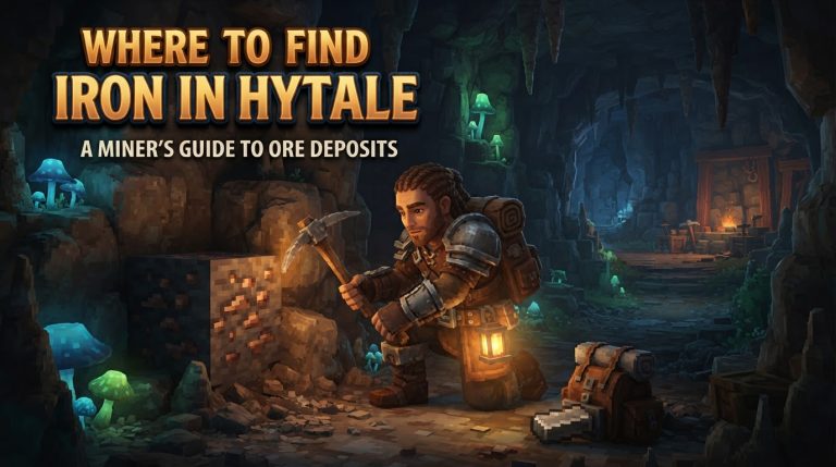 Where to Find Iron in Hytale