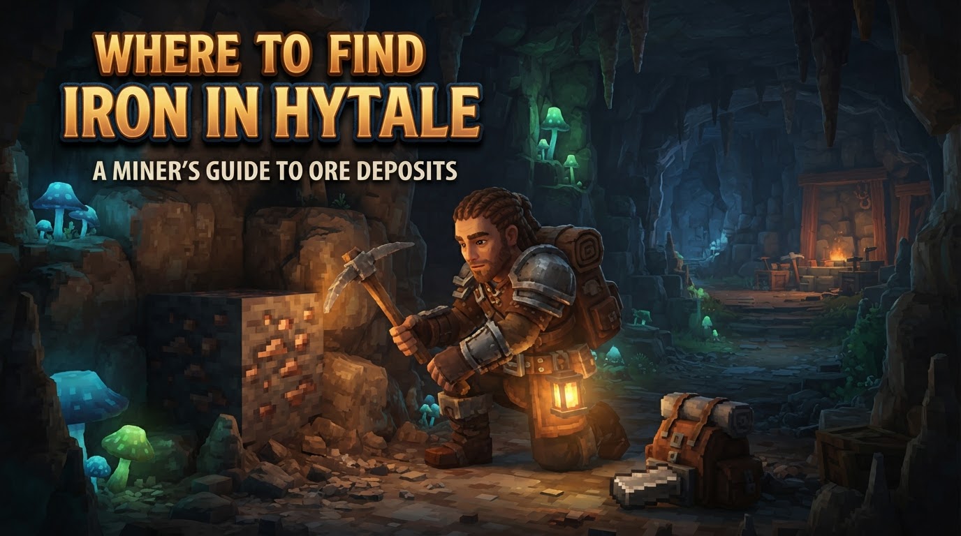 Where to Find Iron in Hytale