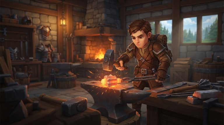 How to Craft an Iron Mace in Hytale
